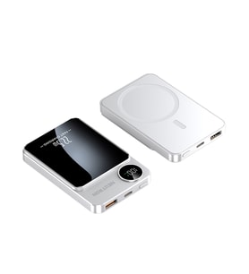 Neutron Dijital Göstergeli Taşınabilir Magsafe Wireless Hızlı Şarj Cihazı 5000 mAh Powerbank - 3Neut