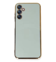 Galaxy M14 5G Kılıf Volet Silikon - Açık Yeşil