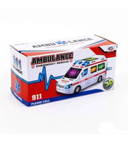 Ambulans Sürtmeli Çocuk Oyuncak Araba Emergency Rescue Ambulance