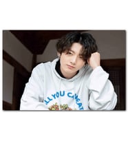 Cakatablo BTS Kore Pop Beyaz Sweatshirt MDF Tablo
