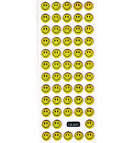 Sticker Kabartmalı Sticker Defter Planlayıcı Etiket (cb640) 16x7 cm- Mini Gülenyüz