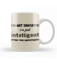 Sarcasm Funny Comment Quotes Gift   Sarcastic    And Men Humorous Saying Kupa Bardak Porselen