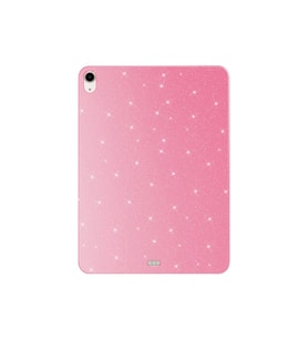 Apple iPad 10.9 2022 (10.Nesil) Uyumlu Simli Parlak Görünümlü Zore Tablet Koton Kılıf (Pembe)