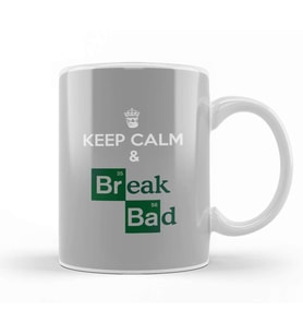Keep Calm And Break Bad Kupa Bardak Porselen