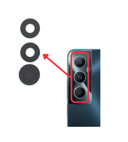 Realme C65 4g Kamera Lensi Cam - Kamera Camı - Yapışkanlı - RMX3910 Uyumlu