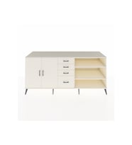 Kronos Konsol 3 Raflı 4 Çekmeceli 2 Kapaklı 220x59x99 Aytaşı-Aytaşı/Aytaşı