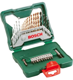 Bosch Home And Garden X/Line 30 Parça Titanyum Aksesuar Seti, Matkap Uçları, Vidalama Uçları, Üniver (Çok Renkli)