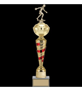 ODAK KUPA - Figürlü Kupalar - Bowling Kadın Figürlü Kupalar FG-077 B - 52 cm