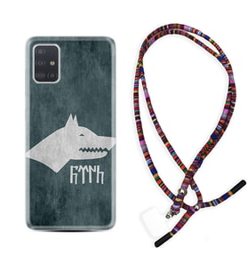 Samsung a71 A72 A73 A7 A9 2018 C7 C9 Kılıf Boyun Asklı Rasta Silikon Göktürk 2 1411