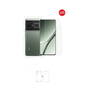 Realme GT5 Ön, Arka ve Yan 360 Derece Tam Kaplama Tpu Film