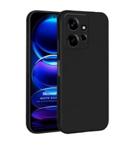 Microsonic Matte Silicone Xiaomi Redmi Note 12 4G Kılıf Siyah