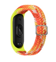 Lexroo Xiaomi Mi Band 6 KRD-49 Örgü Kordon - Colorful Orange
