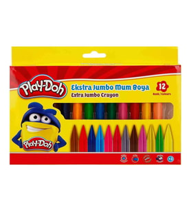 PLAY DOH 12Lİ EXTRA JUMBO ÜÇGEN MUM BOYA