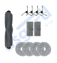 Dreame X40 MASTER-X40 ULTRA-L40 ULTRA UYUMLU 1 Ana Fırça 4 Yan Fırça 4 Filtre 2 Mop
