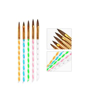 Tırnak Süsleme Fırçası, Nail Art Fırça, Tırnak Desen Fırçası Seti No:2193