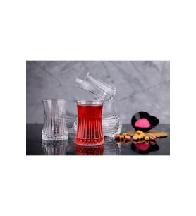 Beyaz 12'li Çay Bardak Seti, 170 cc, şık ve kullanışlı tasarım