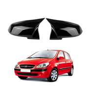 Hyundai Getz 2002-2011 Uyumlu Batman Parlak Siyah Ayna Kapağı