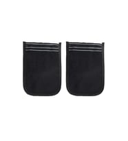 2 Adet Osmanlı Kalın Siyah Banyo Hamam Kesesi 25x17 Cm