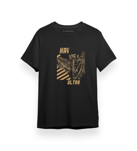 My Hero Academia Anime Hawks Plus Ultra Siyah Kısa kol Erkek Tshirt