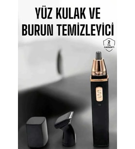 Seyahat Tipi Mini Taşınabilir Siyah Burun Kulak Yanak Kıl ve Tüy Temizleme Makinesi