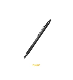 Graph-X Versatil 0.7 Mm Mat Siyah, Şeffaf Amb.