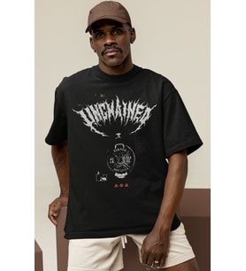 Tasarım Bodybuilding Fitness Sporcu Gym Baskılı Unisex Oversize Tişört