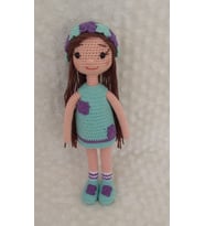 Leylak Bebek Amigurumi Organik Oyuncak