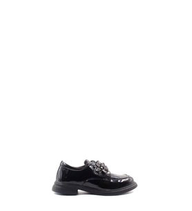 Hakiki Deri Unisex Çocuk Casual Ayakkabı 612FA261 (Siyah)