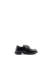 Hakiki Deri Unisex Çocuk Casual Ayakkabı 612FA261 (Siyah)