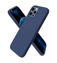 Pilelistore   iPhone 12 Pro Max Kılıf First Silikon - Lacivert