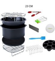 Yui,Xiaomi,Philips,Karaca,Arzum,Tefal,Kumtel Uyumlu XXL 8.3 Litre Hava Fritözü 12'li Yedek Parça Seti