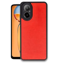 Newface Realme 12 Lite Kılıf Aras Deri Kapak - Kırmızı