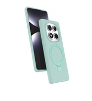 Newface Xiaomi Redmi Note 14 Pro 4G Regal Magsafe Standlı Kapak - Su Yeşili