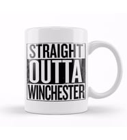 Straight Outta Winchester Supernatural Kupa Bardak Porselen
