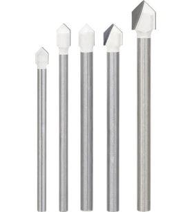 Bosch Pro Cyl-9 Fayans Matkabı Seti, 5 Parça, Seramik, Gri