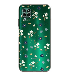 Huawei P40 Lite Uyumlu Baskılı Yumuşak Silikon Şeffaf Telefon Kılıfı