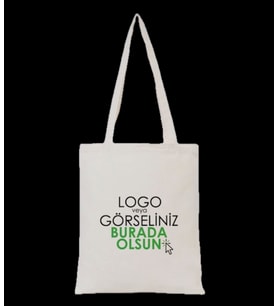 FOTOLABTR Kişiye yada Firmanıza Özel Bez Çantaya Baskı 10 Adet 35x40 cm ölçülerinde