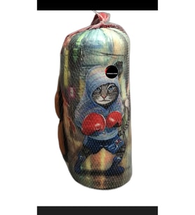 Çocuk Boks Torbası Eldivenli Boks Torbası 50 cm