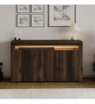 İnarch Dizayn Batı LED Işıklı Konsol – Modern 4 Kapaklı TV Konsolu - Tv Ünitesi