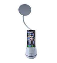 Durukar®Kalemlikli Telefon Tutacaklı Şarjlı Dokunmatik 3 Mod Esnek Başlıklı Dimmerli LED Masa Lambas
