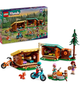 LEGO Friends Macera Kampı Şirin Kulübeler 42624-7 Yaş ve Üzeri Kız ve Erkek Çocuklar için 3 Mini Beb (Çok Renkli)
