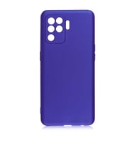 Oppo Reno 5 Lite Uyumlu Kılıf Zore Premier Silikon Kapak (SAKS MAVI)