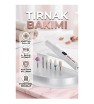 Şarjlı Manikür Pedikür Seti – UV Tırnak Kurutma Özellikli
