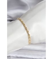 14K Gold Renk Kaplama Zincir Model Kadın CM Bileklik - TJ-BB8132