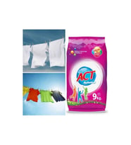 Act Matik Toz Çamaşır Deterjanı Renkli & Beyaz 9 Kg