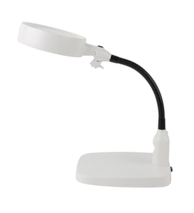 Masaüstü 10X Led Işıklı Büyüteç Okuma El Sanatları Onarım Büyüteç 7765