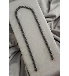 Hematit Doğal Taş Mat Gri Rondela Kesim 6x4mm Dizi [AA]