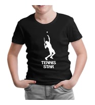 Tenis Star Siyah Çocuk Tshirt