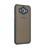 Galaxy J7 Kılıf Montreal  Kapak - Yeşil