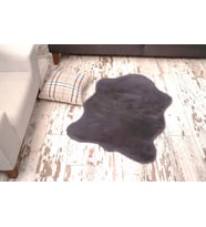 Tappeto Rex Dekoratif Post Peluş Antrasit